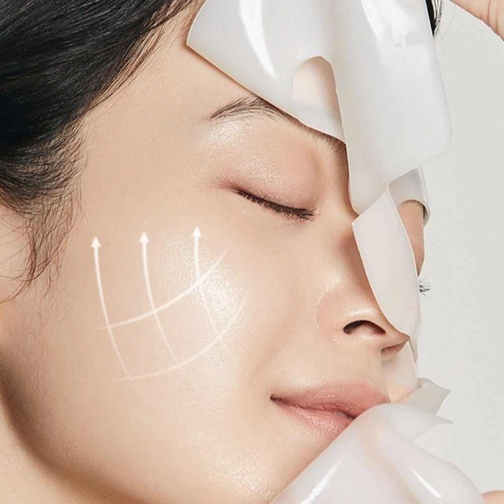 Sheet Mask Collagen - ニューフラワーウェイ ディープコラーゲン フェイスマスク 保湿・美白 フェイシャルマスク コラーゲン