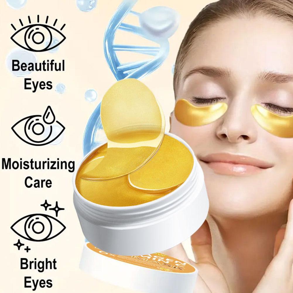 30 ペアアイパッチ保湿保湿クリスタルコラーゲンゲルアイマス - Sheet Mask Collagen のレビューと価格