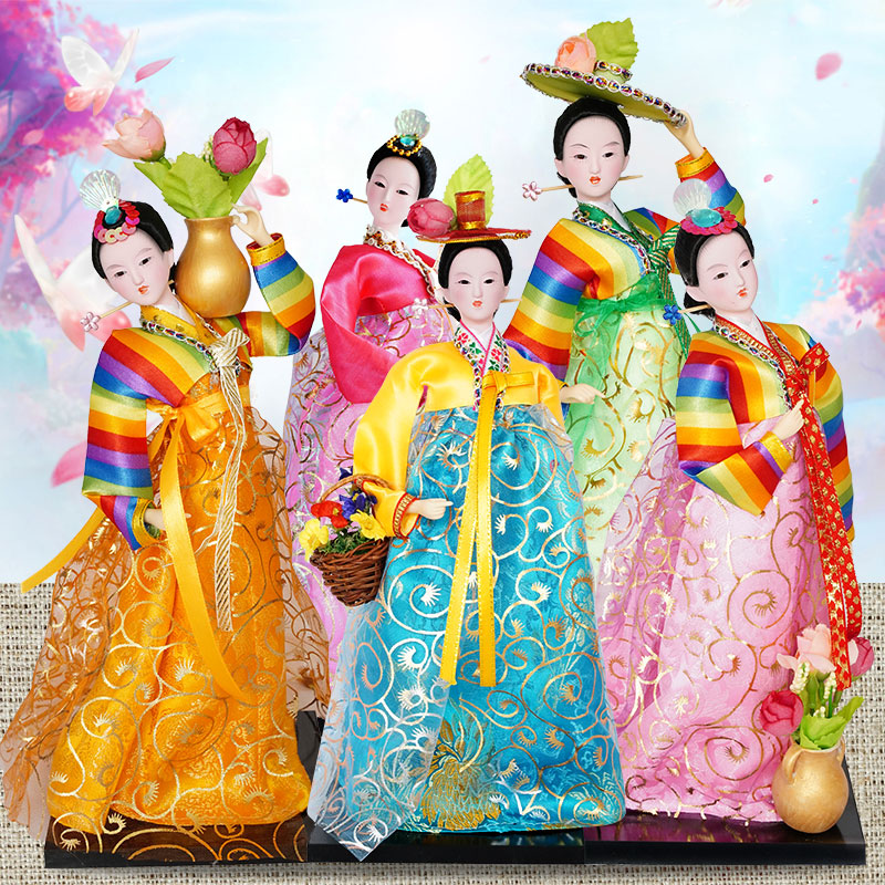 結婚式のための韓国の国民人形、創造的な工芸品、デスクトップと - Korean Lifestyle Movie のレビューと価格