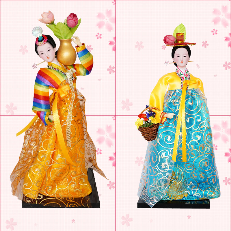 結婚式のための韓国の国民人形、創造的な工芸品、デスクトップと - Korean Lifestyle Movie のレビューと価格