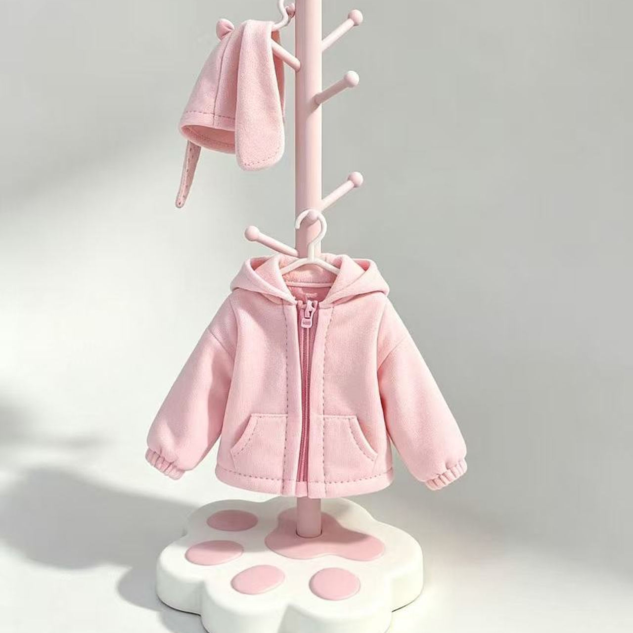 かわいいInsCatパウベースの自立型韓国風洋服ラック、ドー - The Korean Lifestyle のレビューと価格
