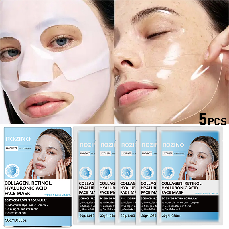 5枚入り／8枚入り／10枚入り - コラーゲン、レチノール、 - Sheet Mask Collagen のレビューと価格