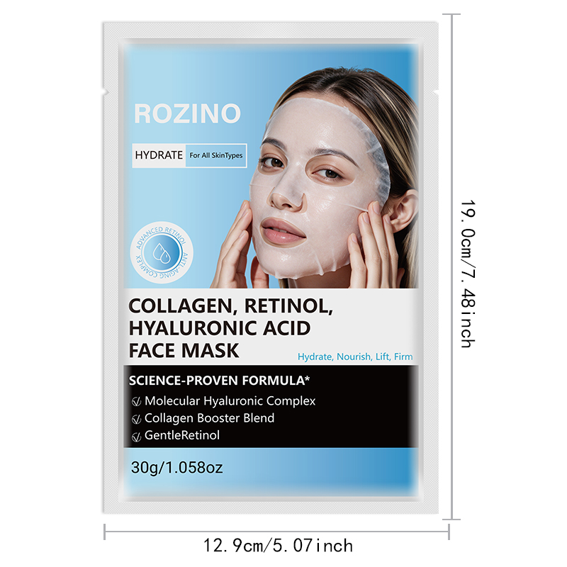 5枚入り／8枚入り／10枚入り - コラーゲン、レチノール、 - Sheet Mask Collagen のレビューと価格