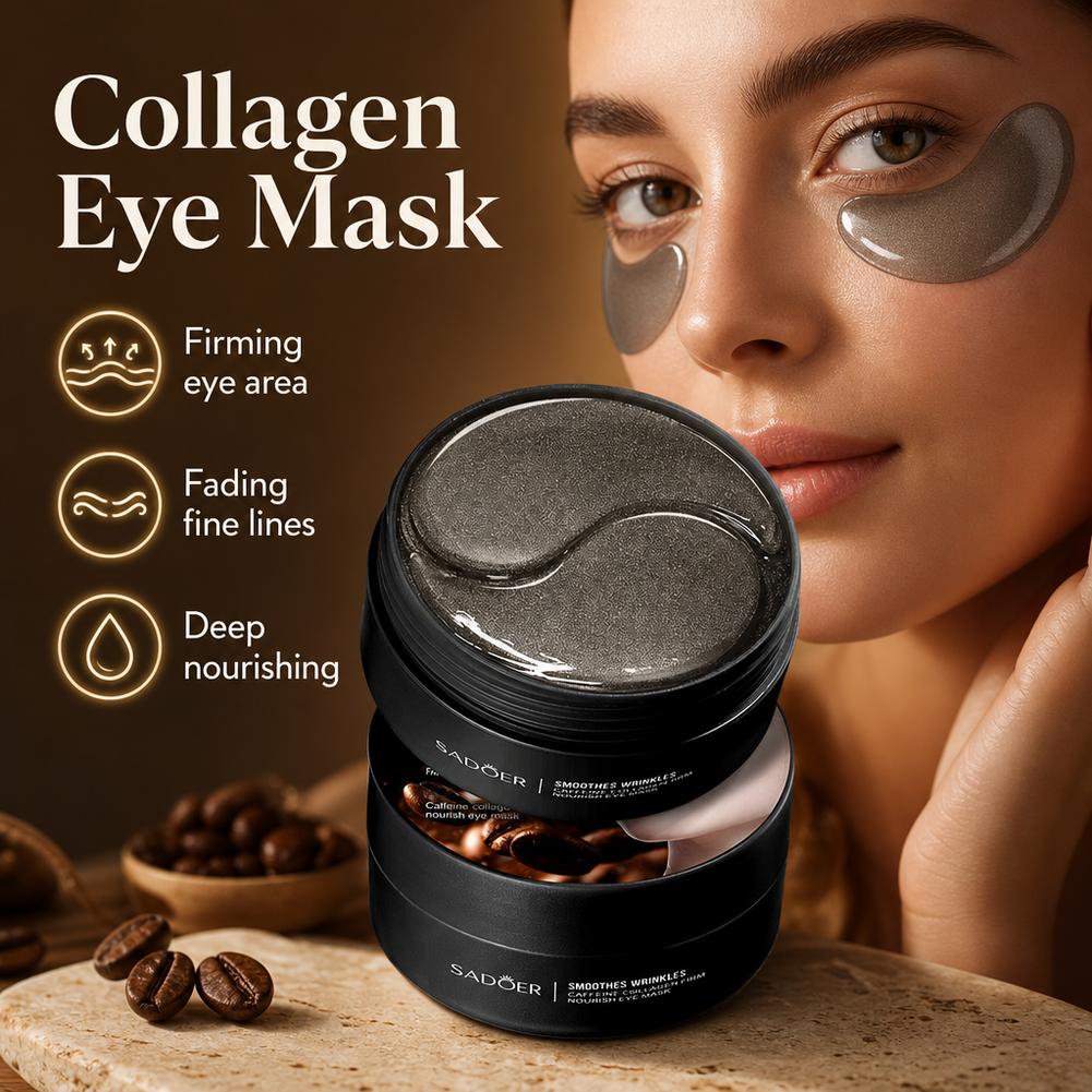カフェインコラーゲンアイマスク　くま対策保湿アイパッチ　むく - Sheet Mask Collagen のレビューと価格